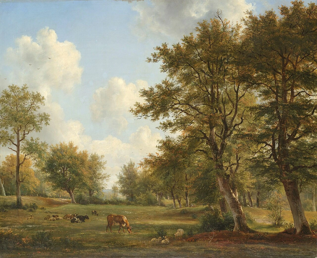 1776-Pieter Gerardus van Os - Paesaggio nei dintorni di Hilversum